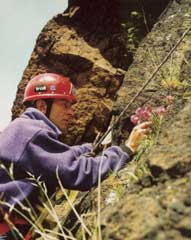 rock climbing